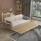 Scandinavian Wood Futon Sleeper Divano Pillow Back Futon e materasso