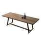 Pinewood Solid Wood Brown Tone Dining Table Simplicity Trestle Base Table for Dining Room Clearhalo ' dining_table' 'Dining Tables & Seating' 'Dining Tables' 'furn' 'furn_dining_table' 'Furniture' 'furniture_dining_table' 'Kitchen & Dining Furniture' 'kitchen&dining_furn' 'kitchen' 'kitchen_dining_table' 1200x1200_4c977335-f4e3-4c0a-89a2-0eff386f0b9f