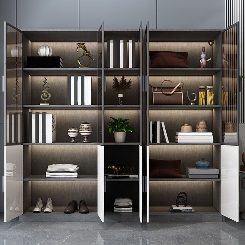 Scandinavian Storage Cabinet Manufactured Wood Display Cabinet for Bedroom Clearhalo 'Display & China Cabinets' 'display_china_cabinets' 'furn' 'furn_display_china_cabinets' 'Furniture' 'Kitchen & Dining Furniture' 1200x1200_4c97e6f9-2bb4-44f5-bae5-a631d0f38d8a