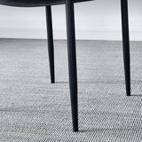 Scandinavian Home Side Chair Solid Back Upholstered Metal Dining Room Chair Clearhalo ' kitchen&dining_furn' 'Dining Chairs' 'Dining Tables & Seating' 'dining_chair' 'Furniture' 'furniture_dining_chair' 'Kitchen & Dining Furniture' 'kitchen' 1200x1200_4c98f8fc-1acc-4d9d-a723-9fc0f77a5a16