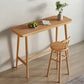 Mesa de bar rectangular de estilo moderno, mesa de mostrador de madera maciza de pino de 1/2/3 piezas