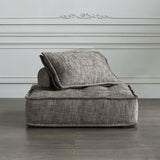 Cuscini contemporanei standard di lino senza braccio sedute fisse