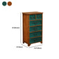 13.77" Wide Accent Chest with Drawers Mid-Century Modern Rectangle Chest