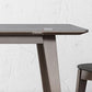 Mid-Century Modern Dining Table Gray Sintered Stone Dining Table with Wood Base Clearhalo ' dining_table' 'Dining Tables & Seating' 'Dining Tables' 'furn' 'furn_dining_table' 'Furniture' 'furniture_dining_table' 'Kitchen & Dining Furniture' 'kitchen&dining_furn' 'kitchen' 'kitchen_dining_table' 1200x1200_4c9dc9dd-7e4c-4c88-bb41-00724d349e34