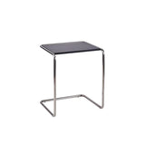 モダニズムのコーナーテーブル木製長方形の上部Cベースサイドテーブル