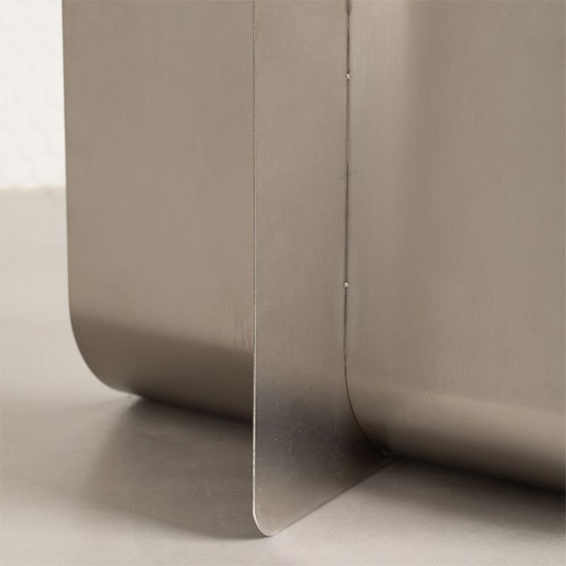 Contemporary Sofa Side Accent Table Metal with Storage Living Room Abstract Clearhalo 'Coffee & Accent Tables' 'End & Side Tables' 'end_side_tables' 'furn' 'furn_end_side_tables' 'Furniture' 'Living Room Furniture' 1200x1200_4c9eb64b-a072-48d3-9bff-ffa9d52b740b