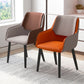 Leather Dining Armchairs Upholstered Solid Back Arm Chairs with Black Legs Clearhalo ' kitchen&dining_furn' 'Dining Chairs' 'Dining Tables & Seating' 'dining_chair' 'furn' 'furn_dining_chair' 'Furniture' 'furniture_dining_chair' 'Kitchen & Dining Furniture' 'kitchen' 1200x1200_4c9f8095-946b-40da-8f4a-b9695d3d36cb