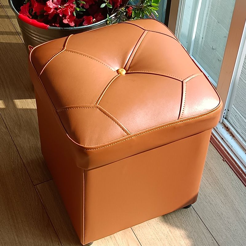 Black Water Resistant Pouf Color Piece Square Pouf for Home Decor Clearhalo 'furn' 'furn_ottomans_poufs' 'Furniture' 'Living Room Furniture' 'Ottomans & Poufs' 'ottomans_poufs' 1200x1200_4c9fbcd2-6e70-4b43-ad27-5e99af2f655f