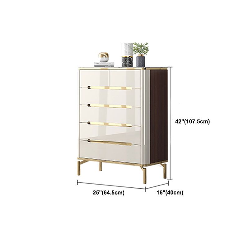 15,75-inch breedte opbergkast steen top opbergkast dressoir voor slaapkamer