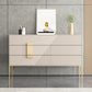 Classic Dresser Glam Storage Chest Dresser with 3/6 Drawers , 15.6 Inch Width
