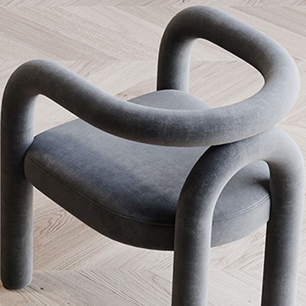 Modern Design Armless Open Back Chairs Fabric Dining Chairs for Home Clearhalo 'Dining Chairs' 'Dining Tables & Seating' 'dining_chair' 'furn' 'furn_dining_chair' 'Furniture' 'furniture_dining_chair' 'Kitchen & Dining Furniture' 1200x1200_4ca7db2e-c4b2-48b8-92d6-a9f2c2cc7cee