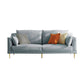 Contemporary Square Arm Loveseat Living Room Faux Leather Sofa with Brass Legs Clearhalo 'furn' 'furn_sofas' 'Furniture' 'furniture_sofas' 'Living Room Furniture' 'Sofa' 'sofas' 1200x1200_4ca8c018-0cde-47f8-ad98-19e038887c9c