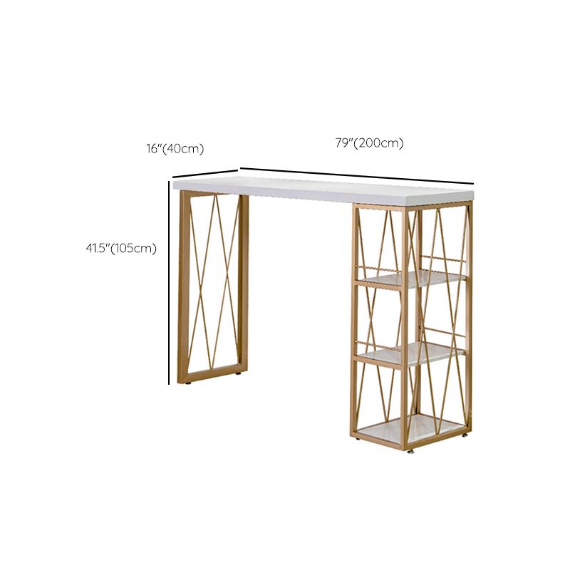 Rectangular Pub Table Set 1/2/3 Pieces Modern Table and Stool Set
