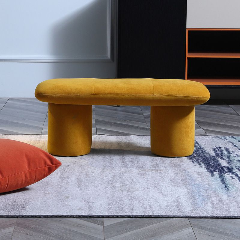 Modern Velvet Boucle Pouf Plain Rectangle Water Resistant Sherpa Pouf Clearhalo 'furn' 'furn_ottomans_poufs' 'Furniture' 'Living Room Furniture' 'Ottomans & Poufs' 'ottomans_poufs' 1200x1200_4ca9eb46-29b5-47b0-bb1d-56b0a0c71603