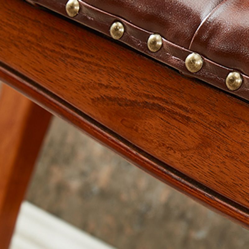 Rectangle 15.7" Wide Entryway Bench Traditional Upholstered Seating Bench with Nailheads Clearhalo 'Benches' 'Chairs & Seating' 'furn' 'furn_benches' 'Furniture' 'Living Room Furniture' 1200x1200_4cab08f5-ae24-4fe2-b56b-583389ddb91a