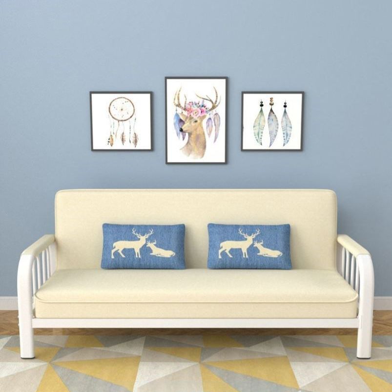 Eigentijdse vierkante arm slaapbank wasbare cabriolebank voor woonkamer