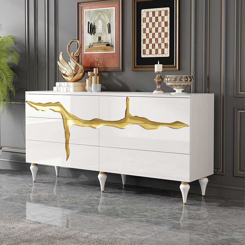 13.65-inch Width Modern Storage Chest Dresser Stone Storage Chest with 6 Drawers Clearhalo 'Bedroom Furniture' 'Dressers & Chests' 'dressers_chests' 'furn' 'furn_dressers_chests' 'Furniture' 1200x1200_4cabee99-32f2-494c-88e8-b287b67591df