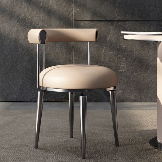 Silla de comedor sin acento de acento de comedor de cocina sillas de comedor sin brazo