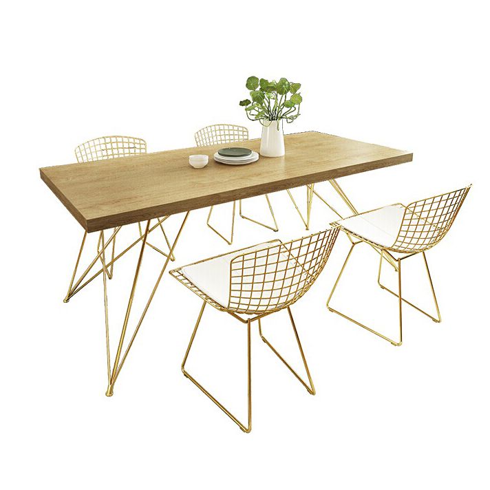 Luxury Style Dining Table Rectangle Dinette Table for Home Kitchen Clearhalo 'Dining Tables & Seating' 'Dining Tables' 'dining_table' 'furn' 'furn_dining_table' 'Furniture' 'Kitchen & Dining Furniture' 1200x1200_4cadd2ce-6eb7-4ad4-9d01-83cac41cb192