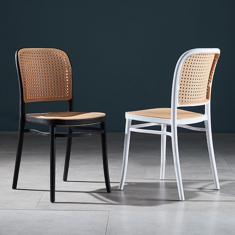 Modern Style Dining Chair Plastic Dining Armless Side Chair for Kitchen Clearhalo ' kitchen&dining_furn' 'Dining Chairs' 'Dining Tables & Seating' 'dining_chair' 'furn' 'furn_dining_chair' 'Furniture' 'furniture_dining_chair' 'Kitchen & Dining Furniture' 'kitchen' 1200x1200_4cae1b75-5960-4f46-a78b-baa91c0566ad