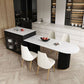 Sintered Stone Dining Table Traditional Luxury Dining Table with Double Pedestal Base Clearhalo ' dining_table' 'Dining Tables & Seating' 'Dining Tables' 'furn' 'furn_dining_table' 'Furniture' 'furniture_dining_table' 'Kitchen & Dining Furniture' 'kitchen&dining_furn' 'kitchen' 'kitchen_dining_table' 1200x1200_4cae3b2b-aa5b-4d4e-8a3d-ce70674a9192