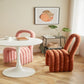 Modern Style Living room Flannel Side Chair Colorful Open Back Dining Chair Clearhalo ' kitchen&dining_furn' 'Dining Chairs' 'Dining Tables & Seating' 'dining_chair' 'furn' 'furn_dining_chair' 'Furniture' 'furniture_dining_chair' 'Kitchen & Dining Furniture' 'kitchen' 1200x1200_4cae9fcf-39a4-4a5f-8d61-121353bb9d5d