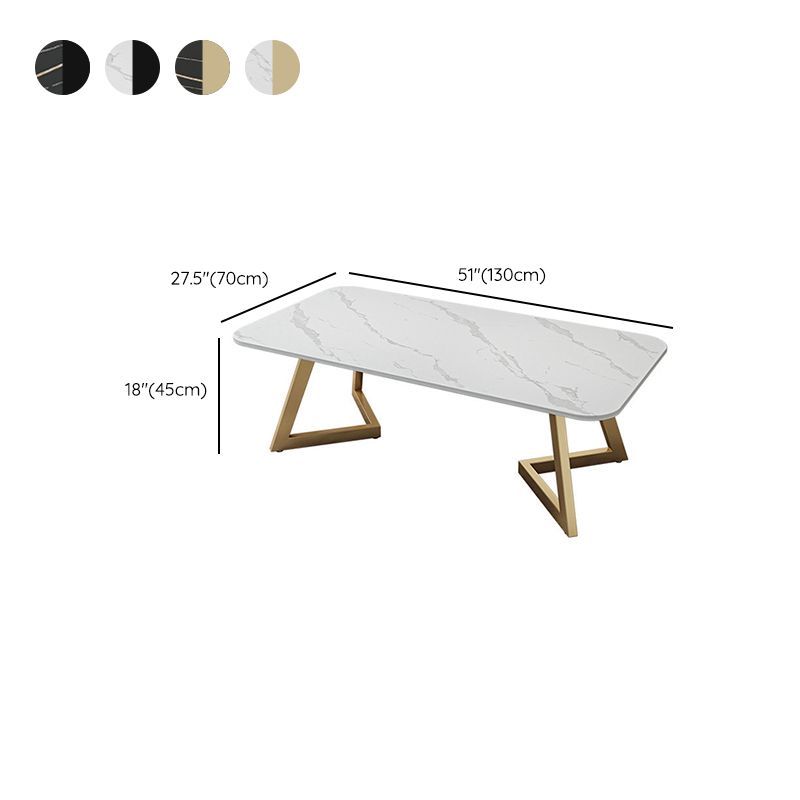 Slate Coffee Table Rectangle 17.7" High Coffee Cocktail Table Clearhalo 'Coffee & Accent Tables' 'Coffee Tables' 'coffee_tables' 'furn' 'furn_coffee_tables' 'Furniture' 'Living Room Furniture' 1200x1200_4caeab8a-b5ad-49e5-bb02-3092b74602cf