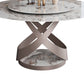 Modern Home Sintered Stone Table Round Pedestal Dining Table Clearhalo 'Dining Tables & Seating' 'Dining Tables' 'dining_table' 'furn' 'furn_dining_table' 'Furniture' 'furniture_dining_table' 'Kitchen & Dining Furniture' 1200x1200_4cafcfd2-e227-4fb2-8eb9-ce3b8e6d6382