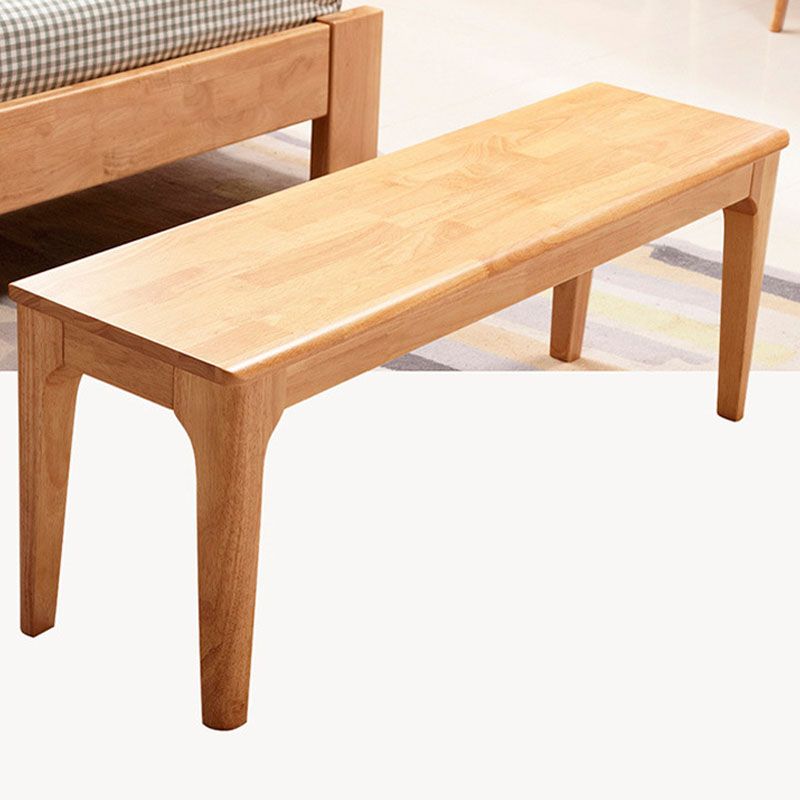 13.65-inch W Mid-Century Modern Seating Bench Solid Wood Bench Clearhalo 'Benches' 'Chairs & Seating' 'furn' 'furn_benches' 'Furniture' 'Living Room Furniture' 1200x1200_4cb0d6dc-ca8f-4b95-8ad9-c051eee6b760