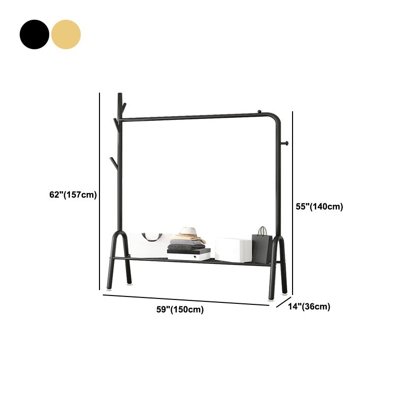 Fancy Hall Tree Hermoso árbol de entrada de metal con estante de almacenamiento de ganchos