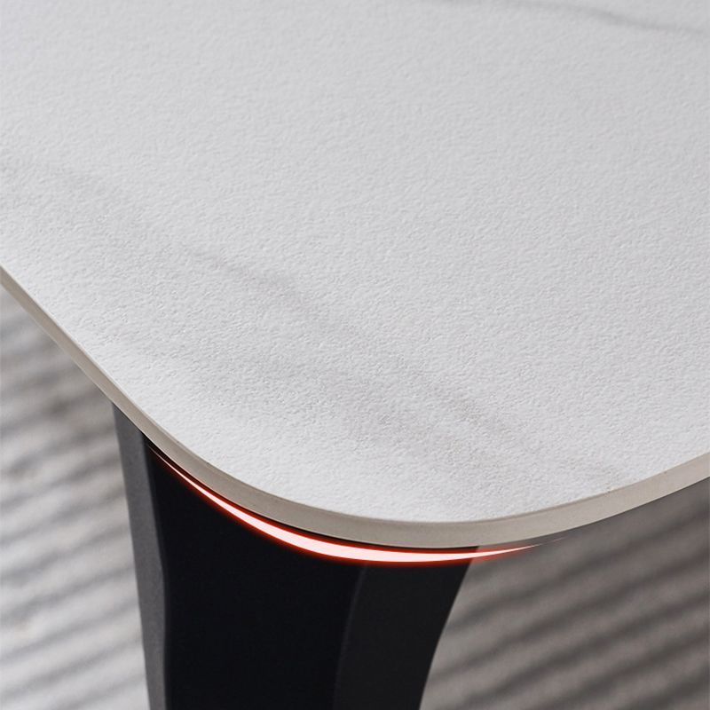 Designer Style Rectangle Dining Set 1/4/5/7 Pieces Sintered Stone Top Dinette Table Set