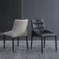 Contemporary Style Metal Dining Chair Leather Dining Armless Side Chair for Kitchen Clearhalo ' kitchen&dining_furn' 'Dining Chairs' 'Dining Tables & Seating' 'dining_chair' 'furn' 'furn_dining_chair' 'Furniture' 'furniture_dining_chair' 'Kitchen & Dining Furniture' 'kitchen' 1200x1200_4cb53b3b-f344-4444-a634-b0d8786bb33a