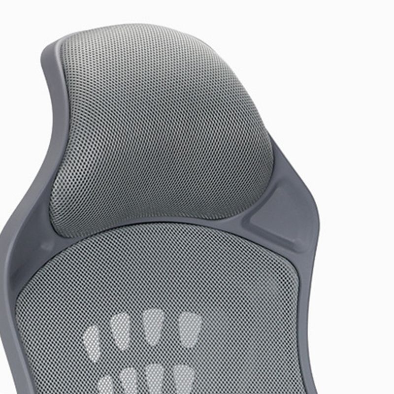 Modern Desk Chair Mesh Swivel Executive Chair High-Back Chair in Gray Clearhalo 'furn' 'furn_office_chair' 'Furniture' 'Office Chairs' 'Office Furniture' 'office_chair' 1200x1200_4cb6dda4-5076-473c-a726-3c2e1c9bb4ef