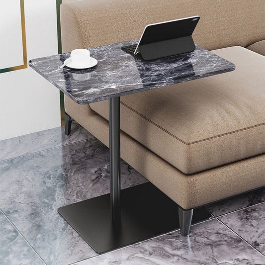 Modern Wood Side End Table Minimalist Rectangular Corner Table