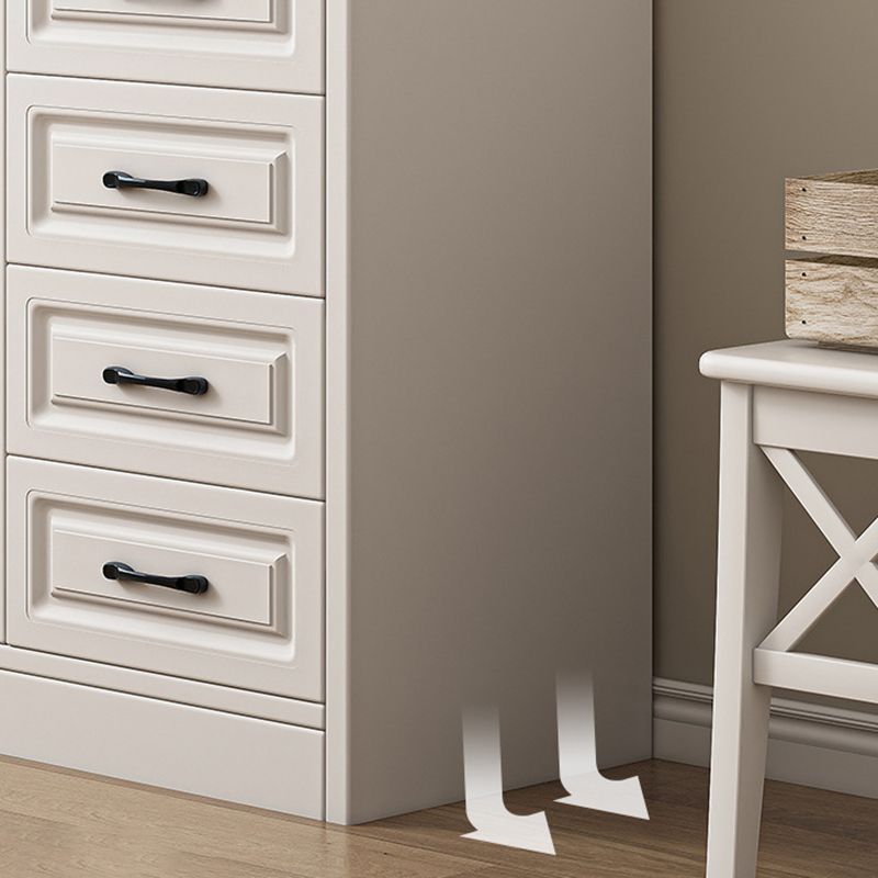 Modern White Rectangle Accent Cabinet Solid Wood Storage Cabinet Clearhalo 'Cabinets & Chests' 'cabinets_chests' 'furn' 'furn_cabinets_chests' 'Furniture' 'Living Room Furniture' 1200x1200_4cb7f079-3f1a-4e45-ad13-b2f37082e216