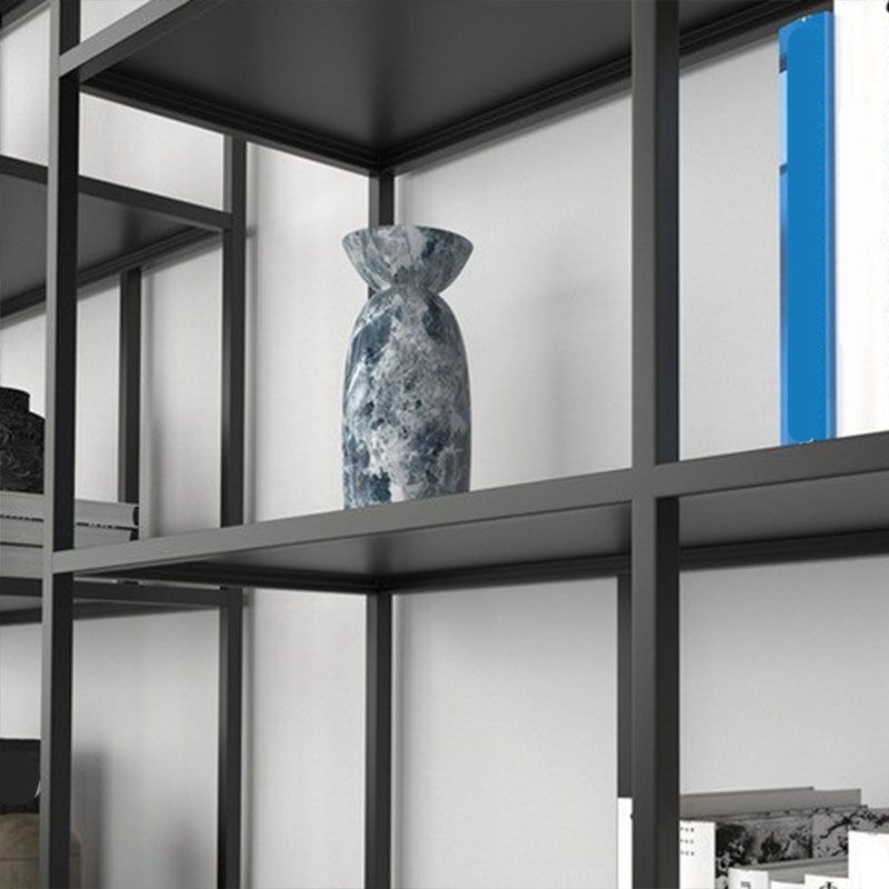 Modem & Contemporary Black Bookcase Etagere Metal Book Shelf