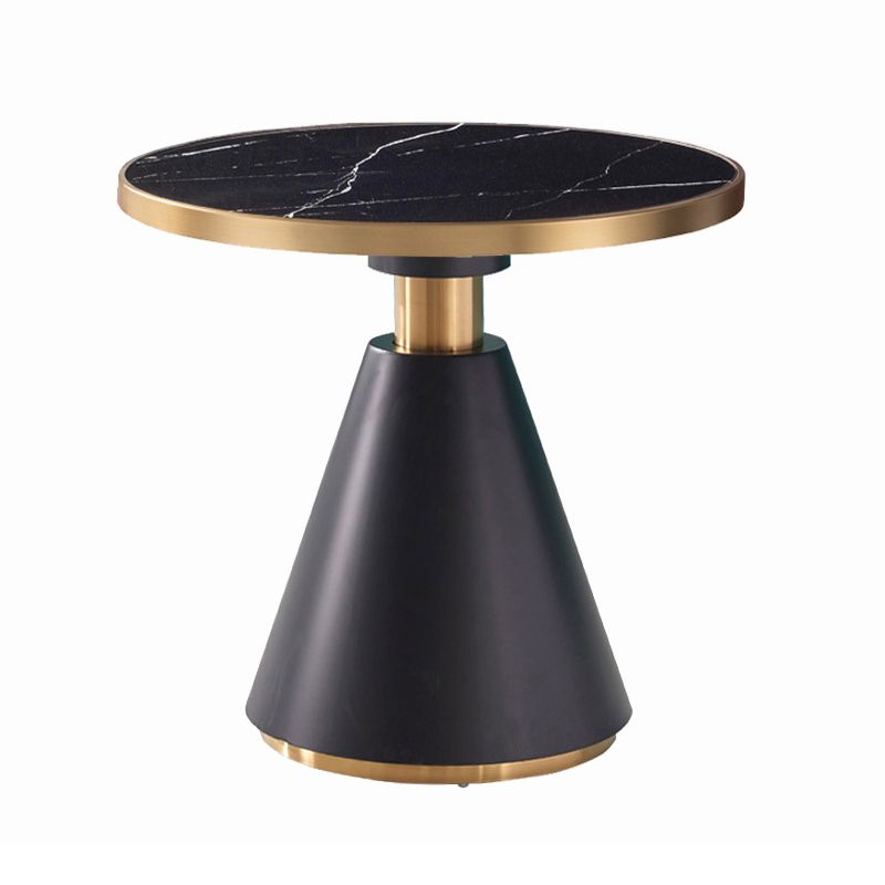 Metal Traditional Luxury Round Table Pedestal Dining Table for Dining Room Clearhalo 'Dining Tables & Seating' 'Dining Tables' 'dining_table' 'furn' 'furn_dining_table' 'Furniture' 'Kitchen & Dining Furniture' 1200x1200_4cb86924-ee38-4b93-9f54-59a93edc30dc