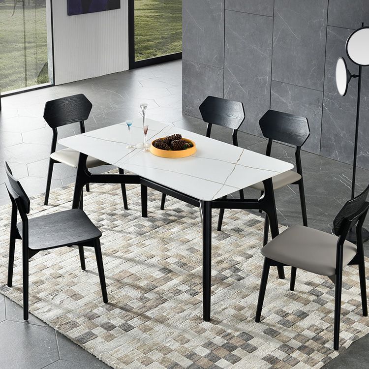 Armless Dining Room Chairs Modern Solid Wood Side Chairs for Dining Room Clearhalo 'Dining Chairs' 'Dining Tables & Seating' 'dining_chair' 'furn' 'furn_dining_chair' 'Furniture' 'furniture_dining_chair' 'Kitchen & Dining Furniture' 1200x1200_4cbafd1a-ffea-4125-9acb-54b385020512