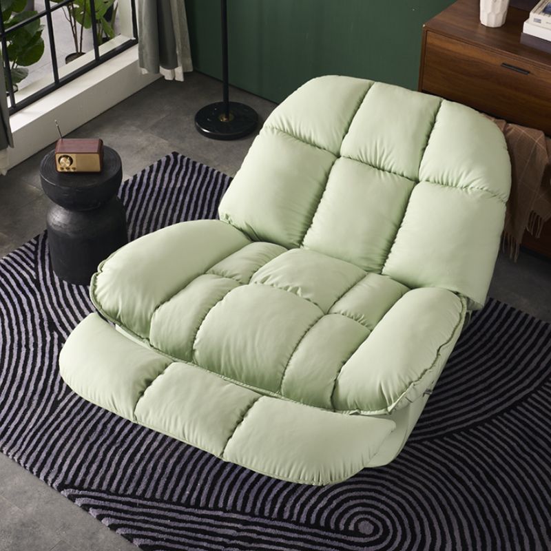 Sedia alare contemporanea reclinabile in metallo a colori solido rocusta girevole interno