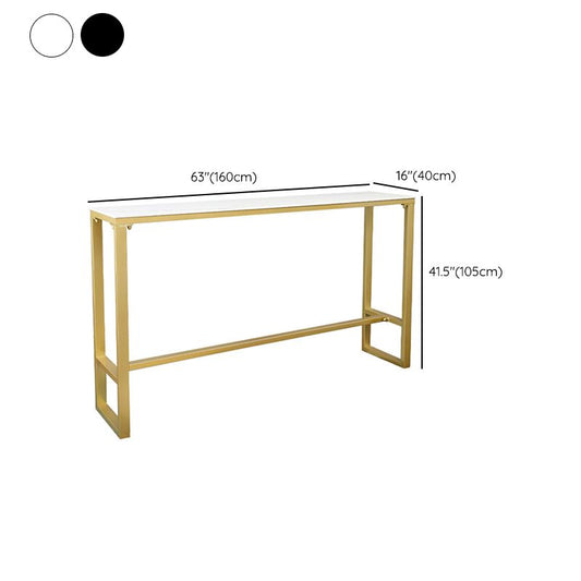 Glam Style Rectangle Bar Set 1/7 Pieces Stone Pub Dining Set for Dining Room Clearhalo 'Bar Furniture' 'furn' 'furn_home_bar_bar_sets' 'Furniture' 'Home Bars & Bar Sets' 'home_bar_bar_sets' 'Kitchen & Dining Furniture' 1200x1200_4cbd4dc7-2790-4717-8925-19bf6e335483