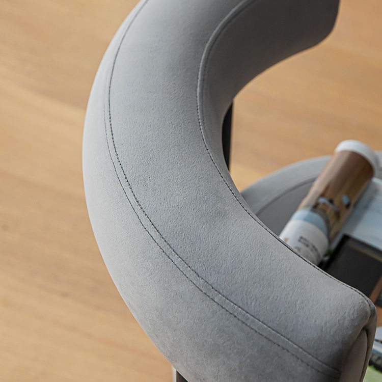 Contemporary Velvet Dining Chair Metal Dining Armless Chair for Restaurant Use Clearhalo ' kitchen&dining_furn' 'Dining Chairs' 'Dining Tables & Seating' 'dining_chair' 'furn' 'furn_dining_chair' 'Furniture' 'furniture_dining_chair' 'Kitchen & Dining Furniture' 'kitchen' 1200x1200_4cbde5bc-693b-41d8-bc82-0a84f7af6b5e