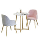Glam Style Round Dining Room Table Set 1/3/4/5 Pieces Dining Set Clearhalo 'Dining Room Sets' 'Dining Tables & Seating' 'dining_room_set' 'furn' 'furn_dining_room_set' 'Furniture' 'furniture_dining_room_set' 'Kitchen & Dining Furniture' 1200x1200_4cbe6b54-ff95-4a47-a7c0-70c1df5ce979