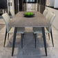 Simplicity Style Sintered Stone Dining Table 4 Legs Carbon Steel Base Rectangle Table for Home Clearhalo ' dining_table' 'Dining Tables & Seating' 'Dining Tables' 'furn' 'furn_dining_table' 'Furniture' 'furniture_dining_table' 'Kitchen & Dining Furniture' 'kitchen&dining_furn' 'kitchen' 'kitchen_dining_table' 1200x1200_4cbe8405-0f4c-4324-84f2-d7de284bae7a