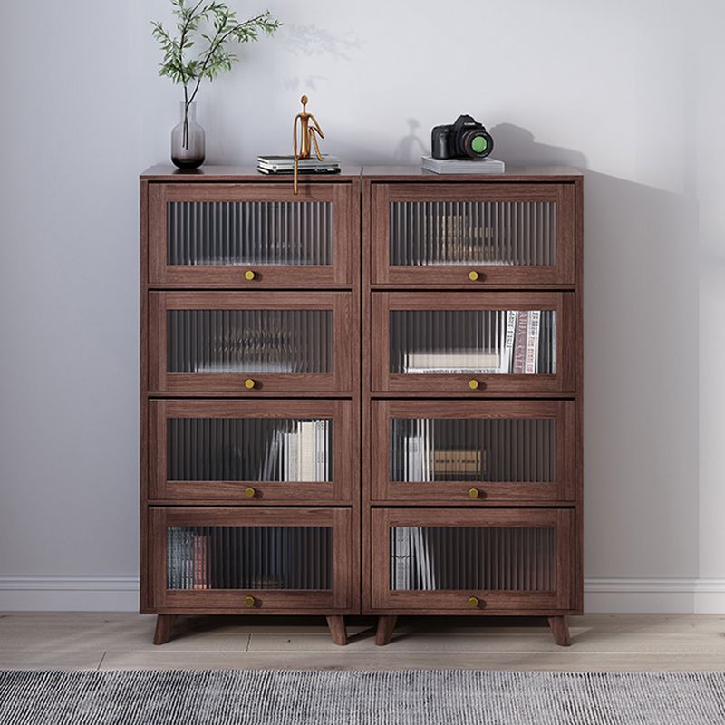 Scandinavian gesloten achterste boekenplank houten boekenkast met planken