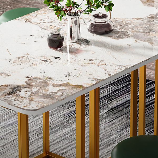 RECTANGE TABLE SIMPLICITE Meubles pliants en pierre, 59 "L x 31,5" W x 28,7 "H