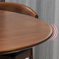 Wood Round Pedestal Dining Table Modern Dining Room Kitchen Home Furniture Clearhalo ' dining_table' 'Dining Tables & Seating' 'Dining Tables' 'furn' 'furn_dining_table' 'Furniture' 'furniture_dining_table' 'Kitchen & Dining Furniture' 'kitchen&dining_furn' 'kitchen' 'kitchen_dining_table' 1200x1200_4cc2ff22-5896-4f82-8d19-dfd09239b700