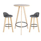 Industrial Natural Wood Bar Table 23.6"W Round Top Bistro Table for Cafe Clearhalo 'Bar Furniture' 'Bar Tables' 'bar_tables' 'furn' 'furn_bar_tables' 'Furniture' 'furniture_bar_tables' 'Kitchen & Dining Furniture' 'kitchen&dining_furn' 'kitchen' 1200x1200_4cc91b25-3f14-445c-9bc5-a37bff0b1070