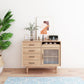 Porta e cassetto Sideboard Wood Simple Style Armadio per sala da pranzo