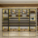 Portabottiglie per vino bottiglia di vino in metallo moderno e porta in vetro per sala da pranzo