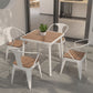 Industrial Solid Wood Dining Table Kitchen Table in Nature with Metal 4 Legs Clearhalo ' dining_table' 'Dining Tables & Seating' 'Dining Tables' 'furn' 'furn_dining_table' 'Furniture' 'furniture_dining_table' 'Kitchen & Dining Furniture' 'kitchen&dining_furn' 'kitchen' 'kitchen_dining_table' 1200x1200_4ccc78f5-00ae-4da8-a7f4-649842bb8acd